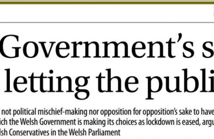 Western Mail 26th June 2020