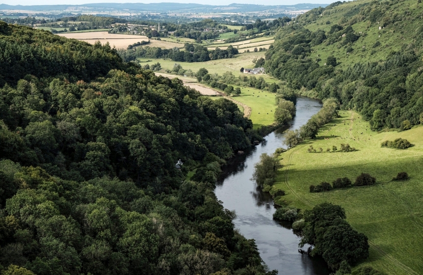 A view of the River Wye.